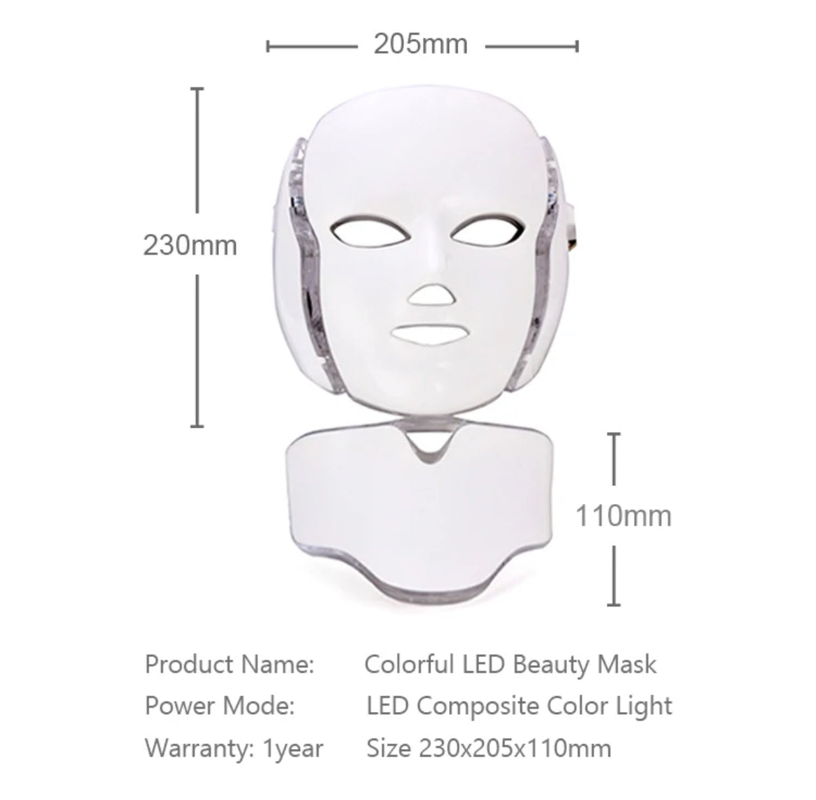 LED Light facial therapy mask-LED light mask for beauty therapy - FomisLED